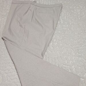 Amanda & Chelsea Cream Pinstripe Dress Pants SIZE 20W